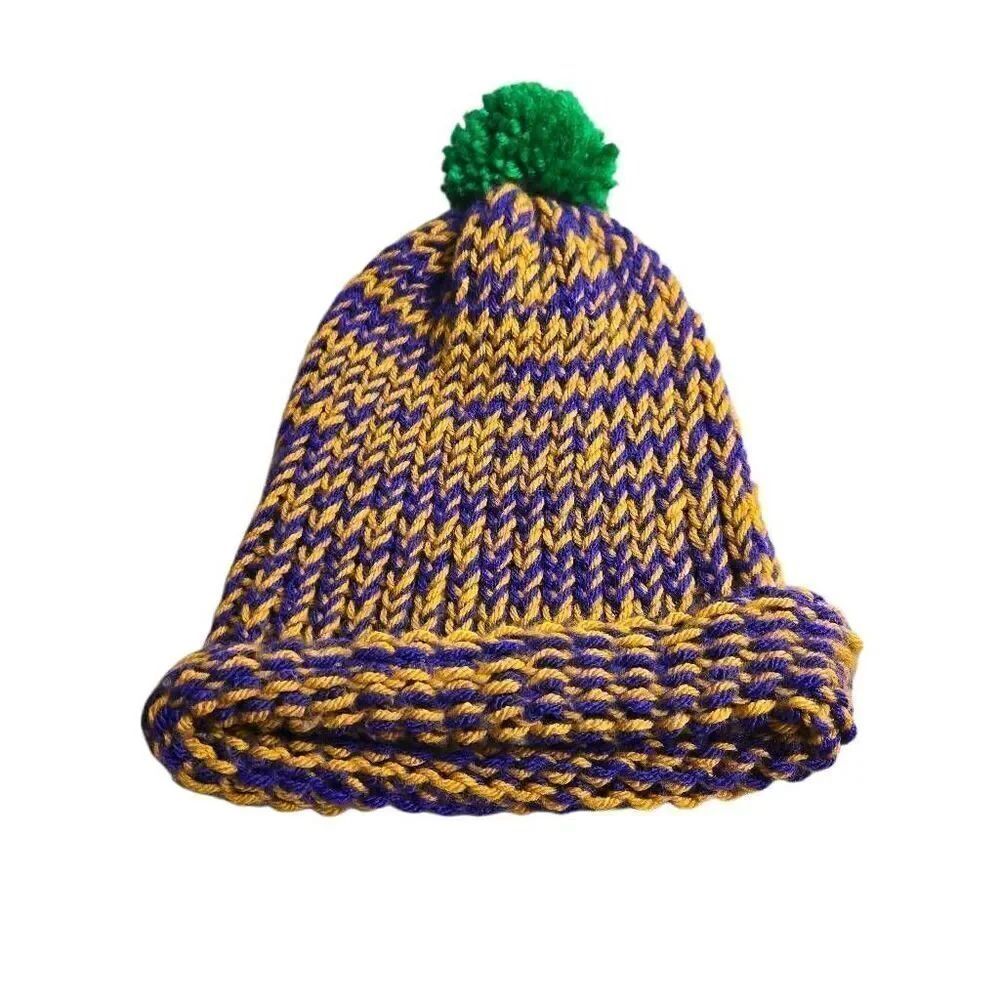 Crochet Carnival Mardi Gras Women hat OS